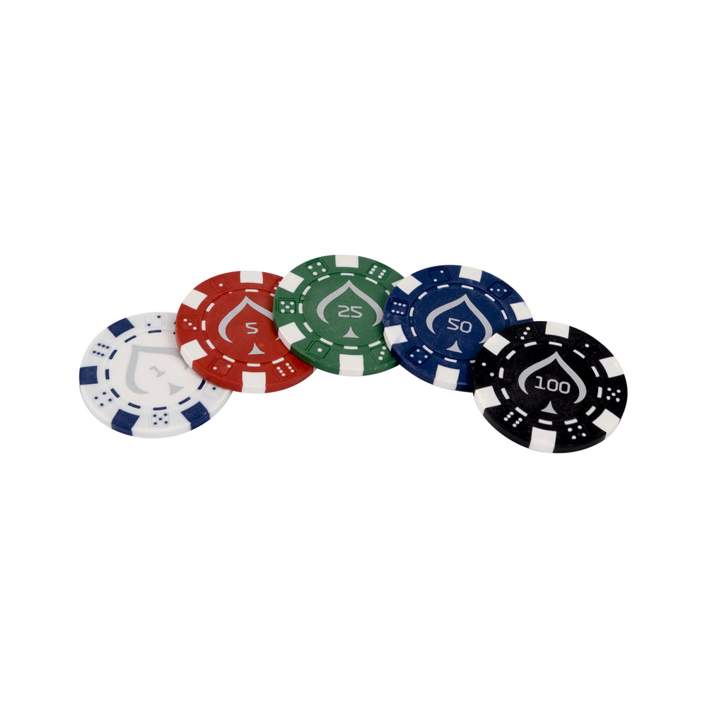 Matt Black Pokerset 500 chips