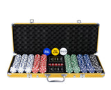 Golden Pokerset 500 chips