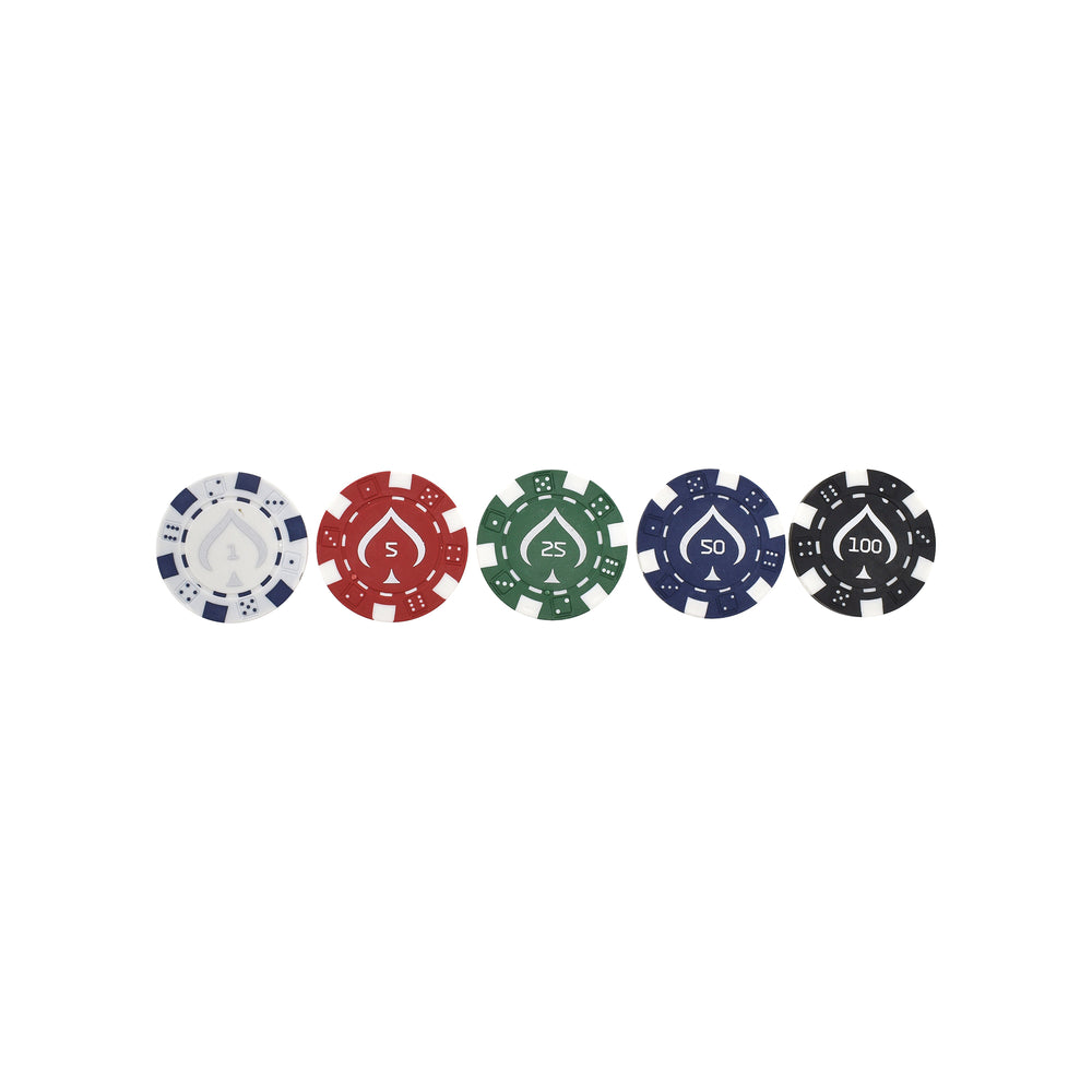 Silver Pokerset 300 chips